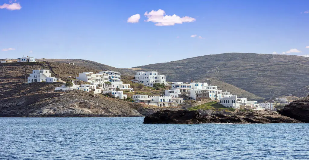 Kythnos Island Loutra Port Greece