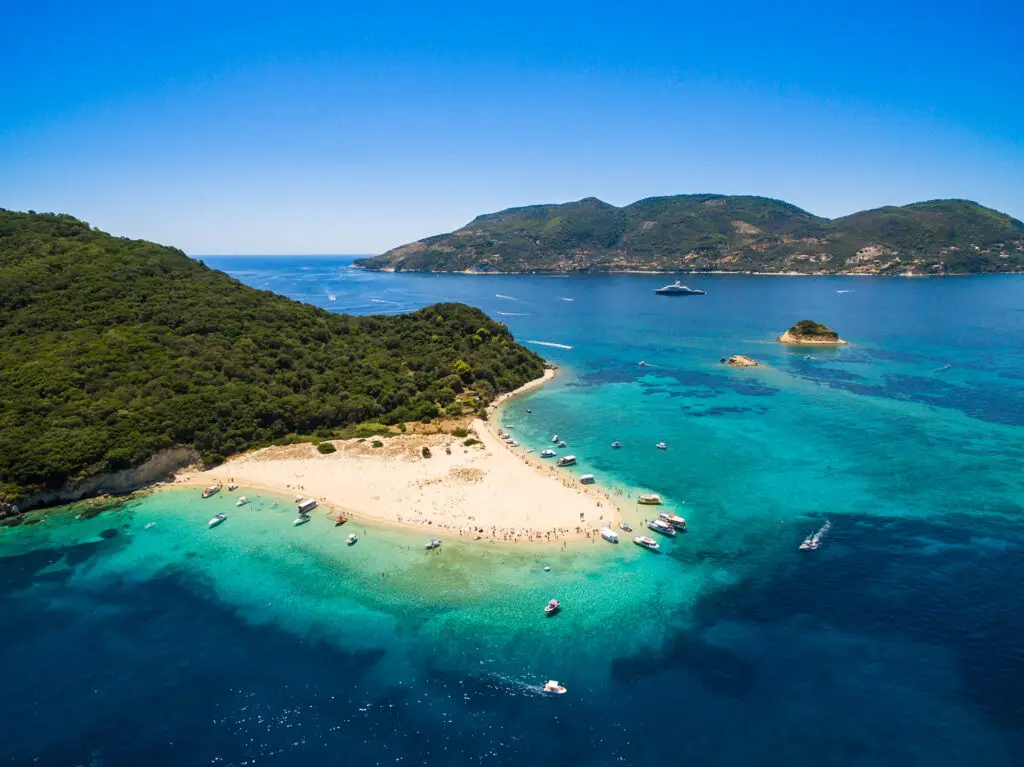 Marathonisi Island in Zakynthos