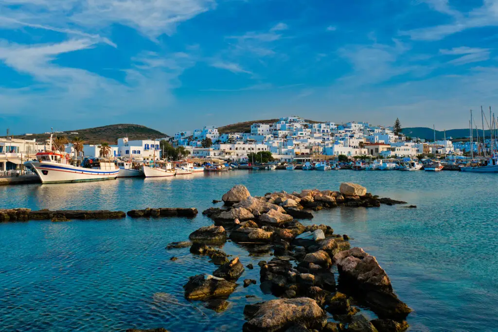 Naousa Town Paros Island Greece