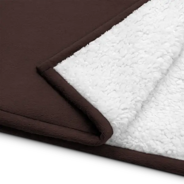 Embroidered Premium Sherpa Blanket