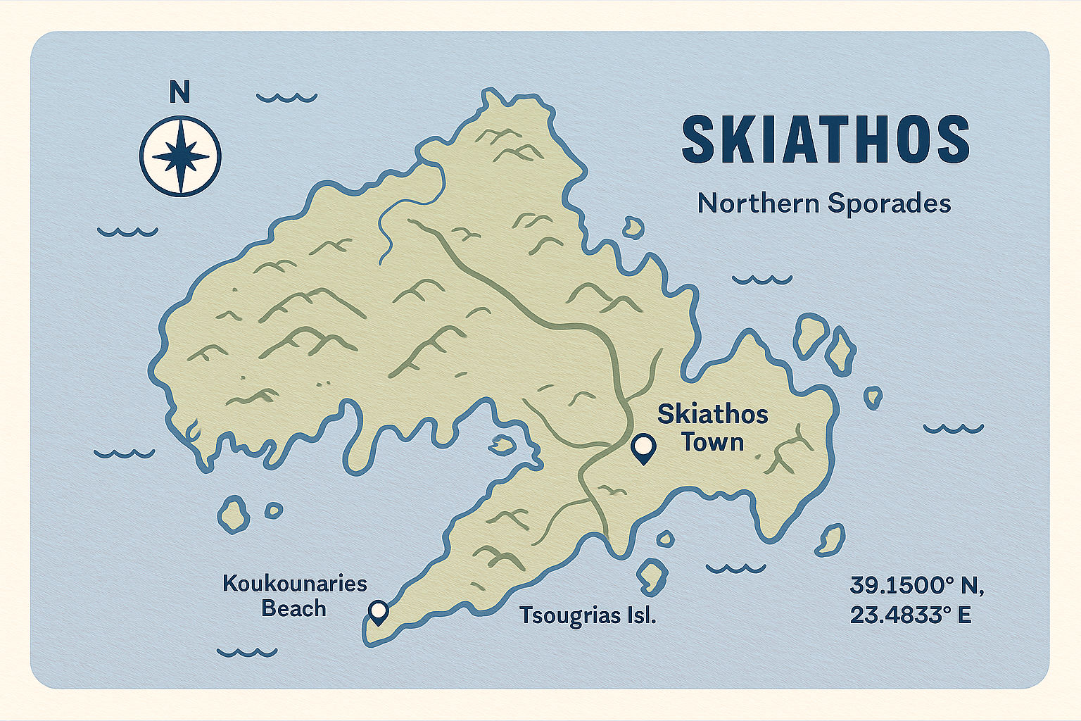 Skiathos – Map preview